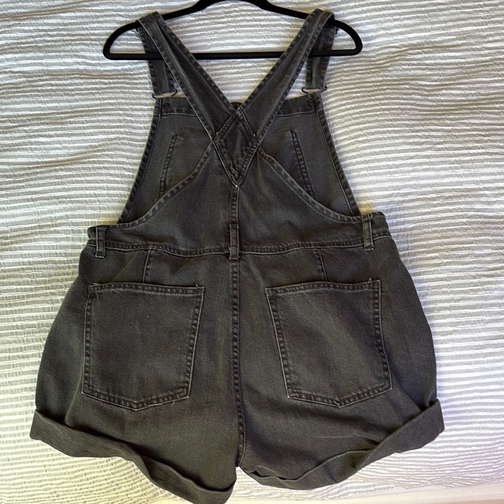 We The Free Gray Denim Overalls - Picture 2 of 6